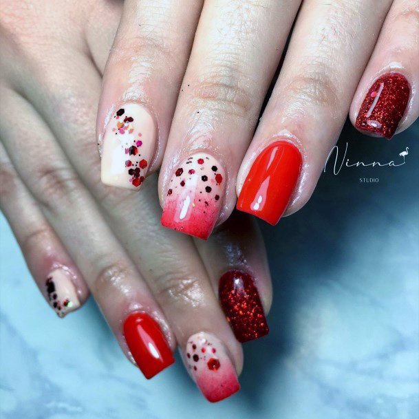 Amazing Red Dress Nail Ideas For Women