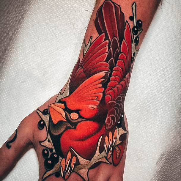 Amazing Red Ink Tattoo Ideas For Women