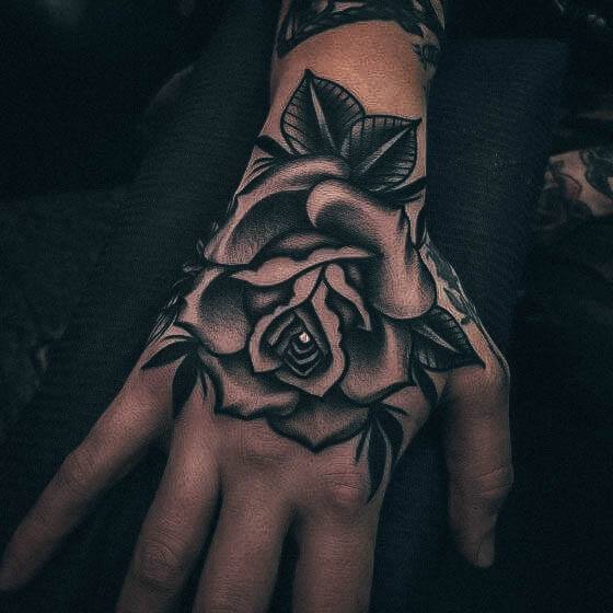 Amazing Rose Hand Tattoo Ideas For Women