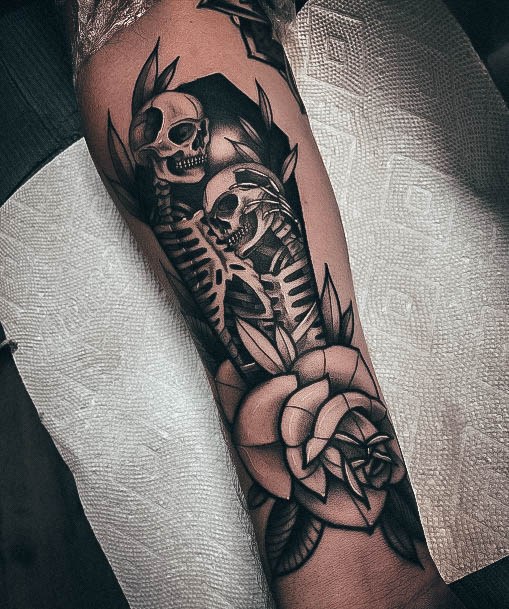 Amazing Skeleton Tattoo Ideas For Women