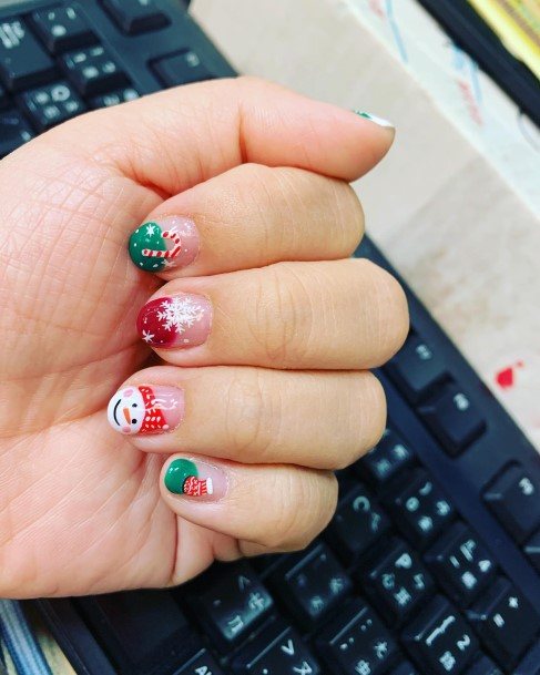 Amazing Snowman Nail Ideas For Women