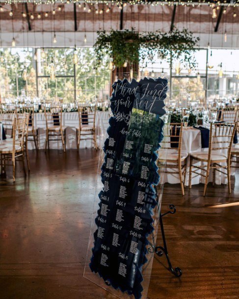 Amazing Tall Glass Black Design Table Seating Sign Inspiration For Wedding Ideas