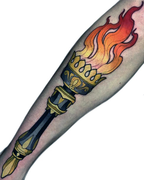 Amazing Torch Tattoo Ideas For Women