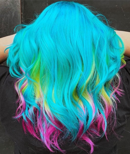 Amazing Turquoise Ombre Hairstyles Ideas For Women