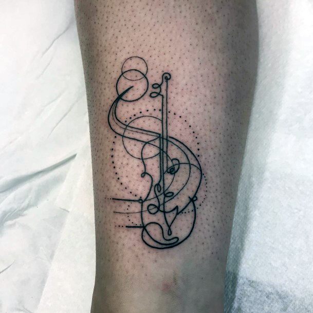 Amazing Violin Tattoo Ideas For Women