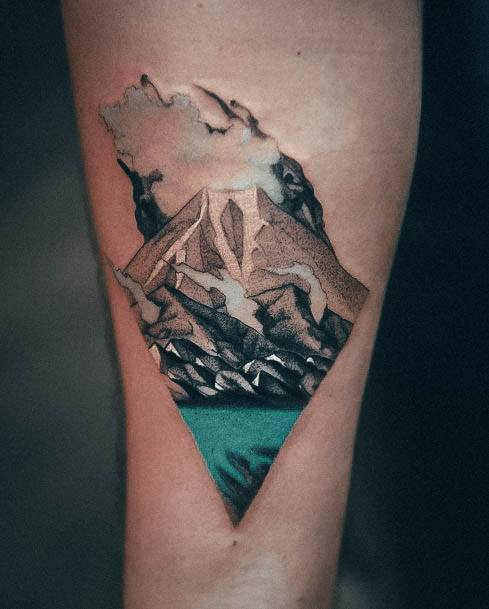 Amazing Volcano Tattoo Ideas For Women