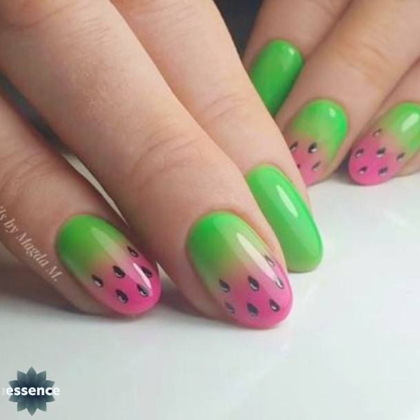 Amazing Watermelon Nail Ideas For Women