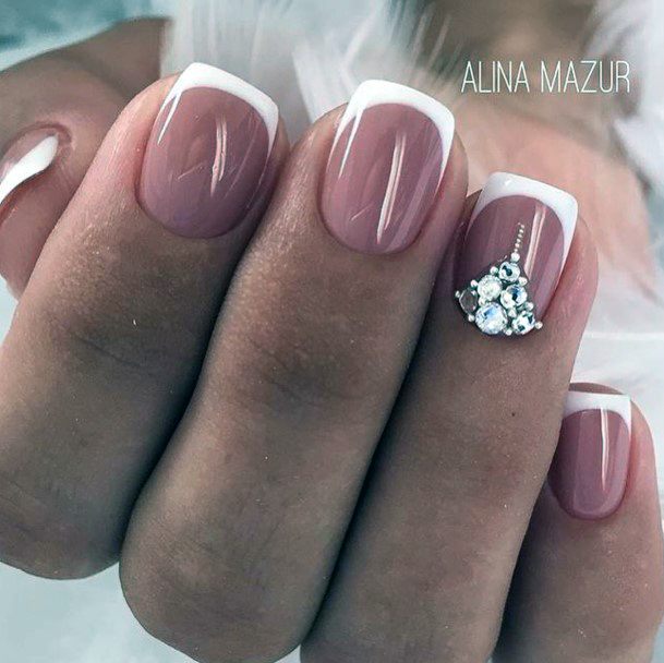 Amazing White Prom Nail Ideas For Women