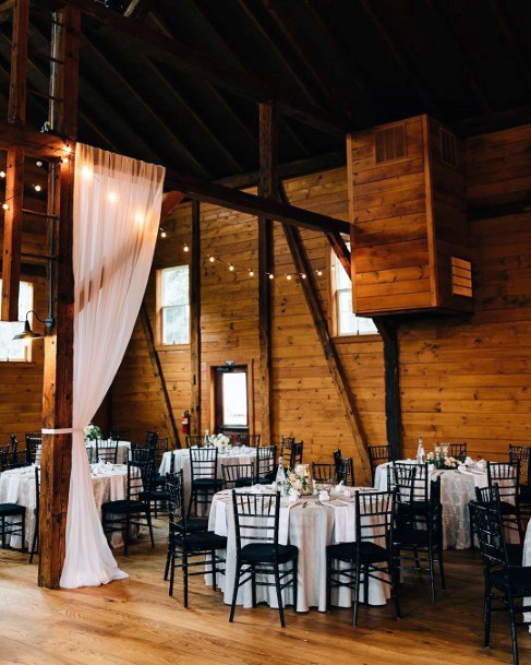Amazing Wooden Wedding Reception Barn Ideas Gorgeous Curtain Arch Inspiraton