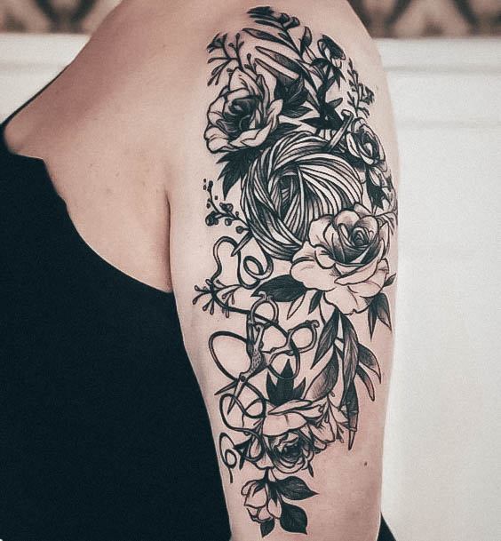 Amazing Yarn Tattoo Ideas For Women