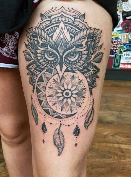 Top 130 Best Owl Tattoos For Women - Nocturnal Bird Design Ideas