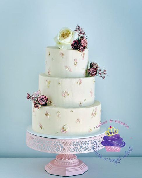 Amethyst 3 Tier Wedding Cake Women