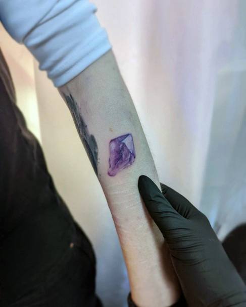 Amethyst Female Tattoo Designs