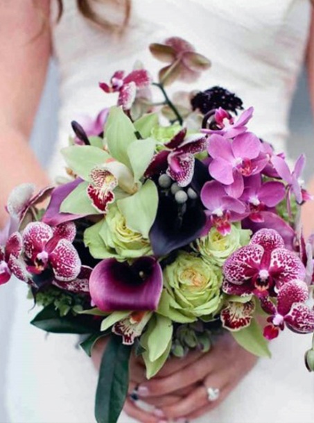 Amethyst Hawaiian Wedding Flowers