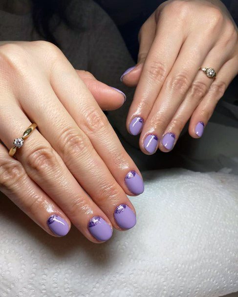 Amethyst Nails Short For Women