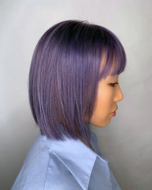 Amethyst Straight Long Bob Asian Women Hairstyles