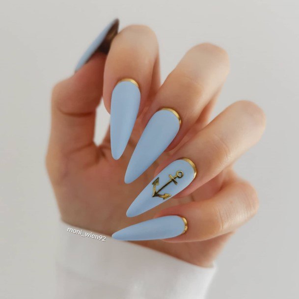 Anchor Womens Nail Ideas