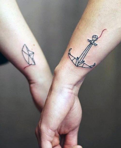 Anchored For Life Tattoo Womens Wrist