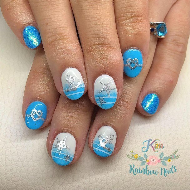 Anchoric Womens Anchor Nail Designs