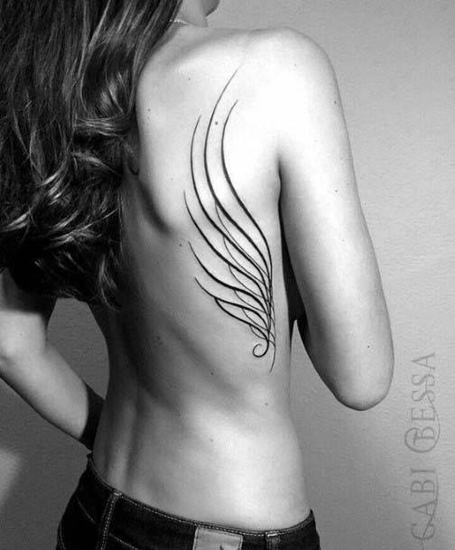 Angel Wings Back Of Women