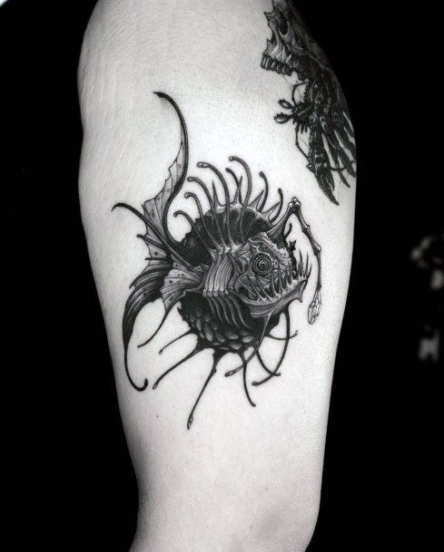 Anglerfish Tattoo Design Ideas For Girls