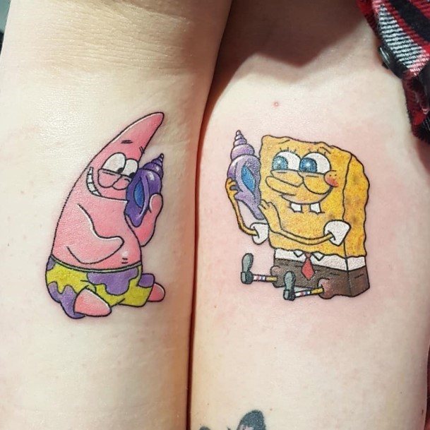 55 SpongeBob Tattoos For SpongeBob SquarePants Fans  Tattoo Me Now