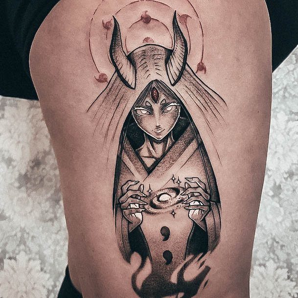 Anime Tattoo For Ladies