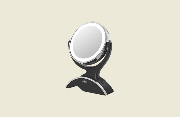 Anjou Vanity Mirror Battery Powered Makeup Mirror For Women