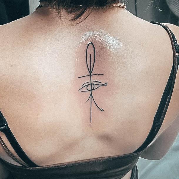 Ankh Tattoo Design Inspiration For Women