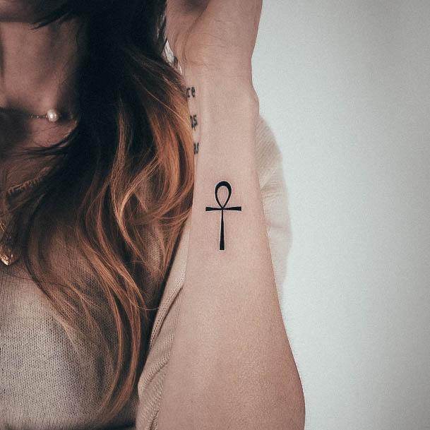 Ankh Tattoos Feminine Ideas