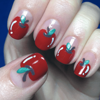 Appealing Apples On Nails