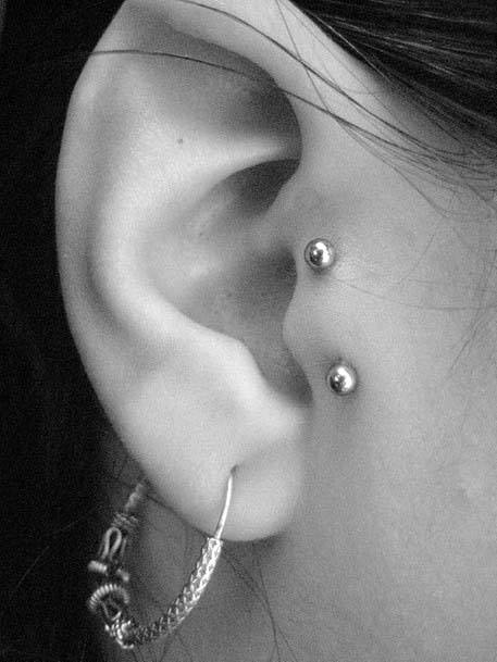 Appealing Sexy Piercings Inspirational Double Tragus Scoop Ideas For Women