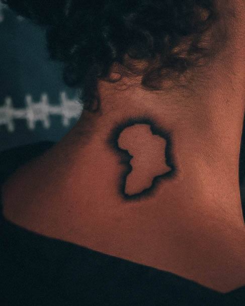 Appealing Womens Africa Tattoos