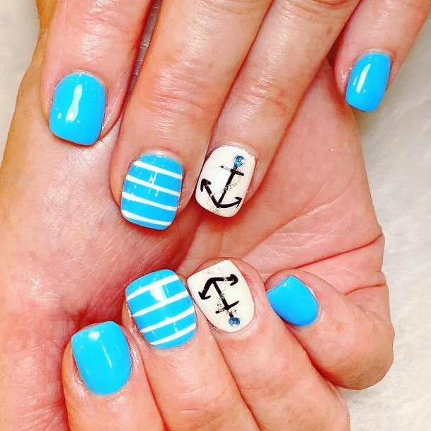 Appealing Womens Anchor Nails