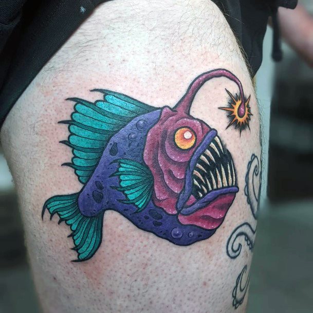 Appealing Womens Anglerfish Tattoos