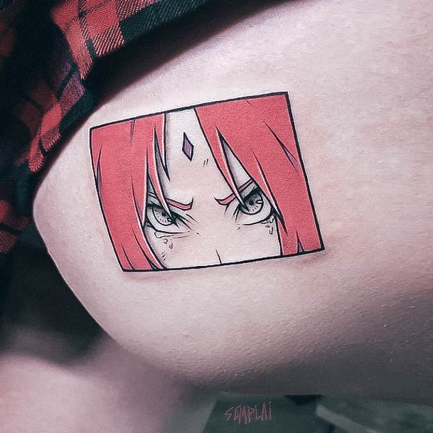 Appealing Womens Anime Tattoos