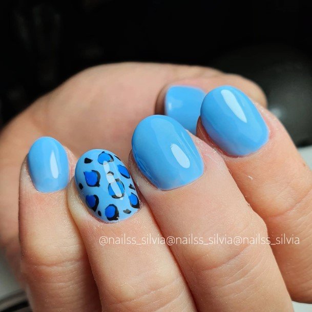 Appealing Womens Azure Nails