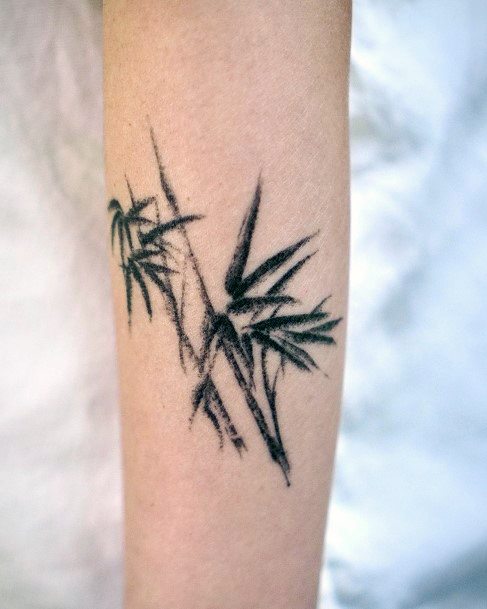 Appealing Womens Bamboo Tattoos