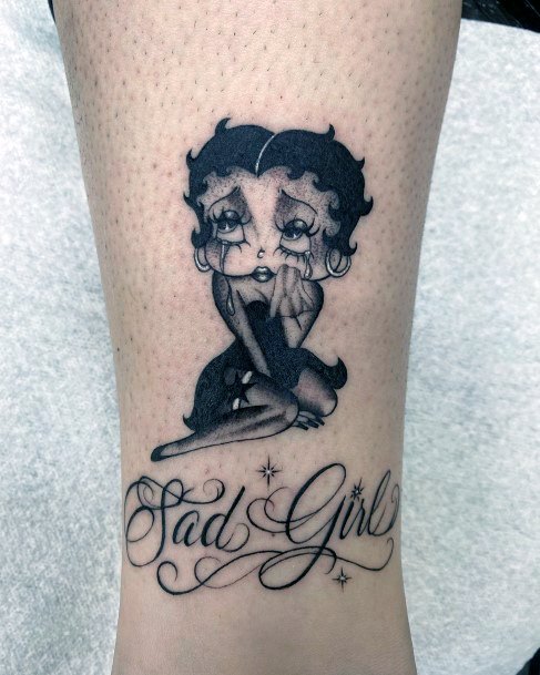 Appealing Womens Betty Boop Tattoos