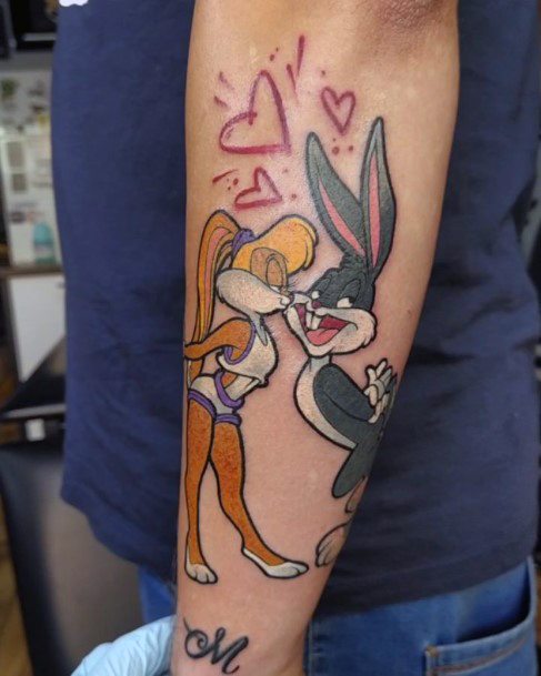 Appealing Womens Bugs Bunny Tattoos