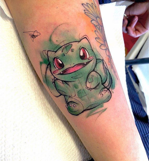 Appealing Womens Bulbasaur Tattoos