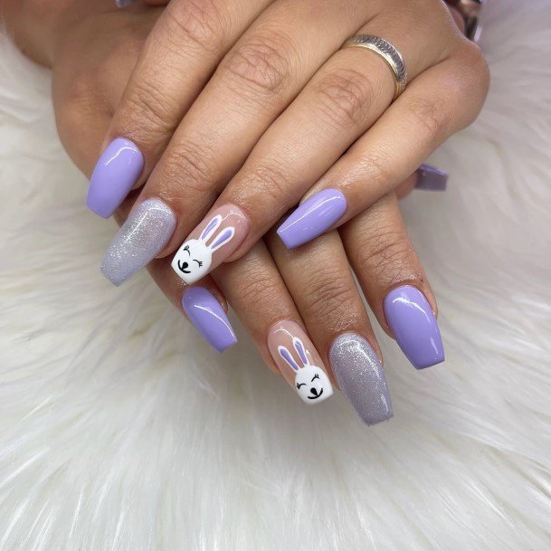 Appealing Womens Bunny Nails