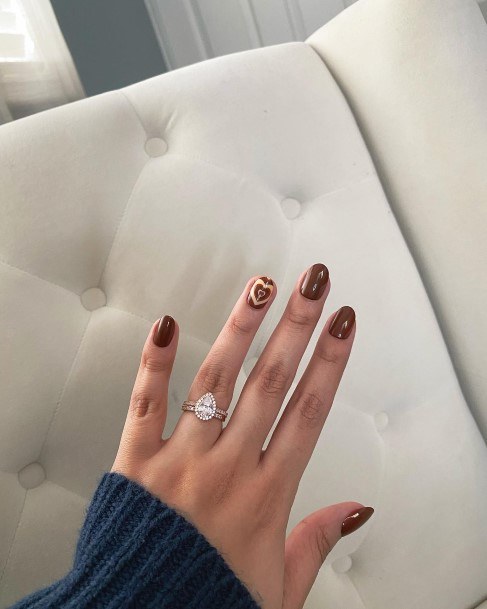 Appealing Womens Coffee Nails