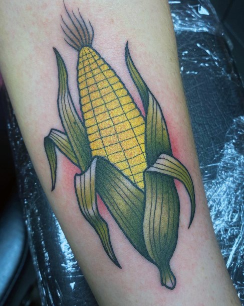 Appealing Womens Corn Tattoos