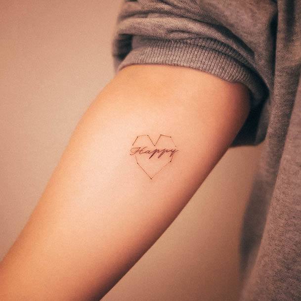 Appealing Womens Cute Simple Tattoos