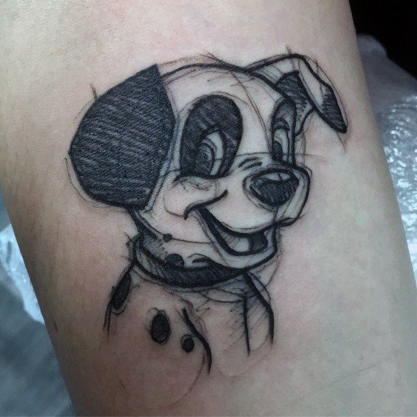 Appealing Womens Dalmatian Tattoos