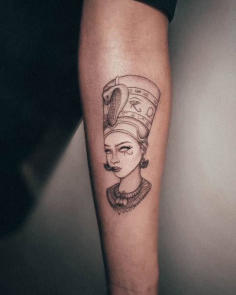 Appealing Womens Egyptian Tattoos Pharaoh Godess