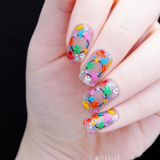 Appealing Womens Fish Nails