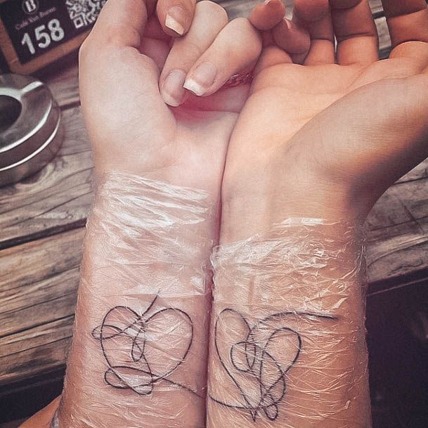 Appealing Womens Friendship Tattoos