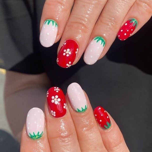 Top 100 Best Fruit Nails For Women - Juicy Fingernail Design Ideas